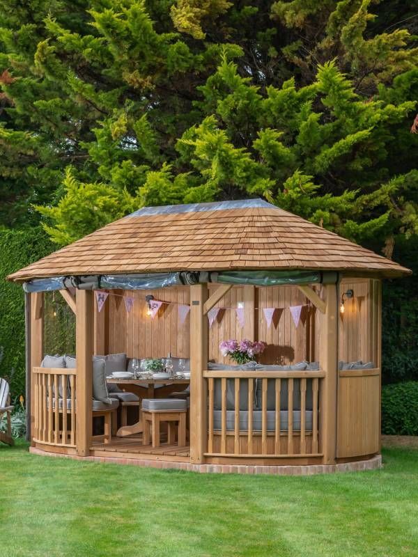 Crown Ascot wooden gazebos