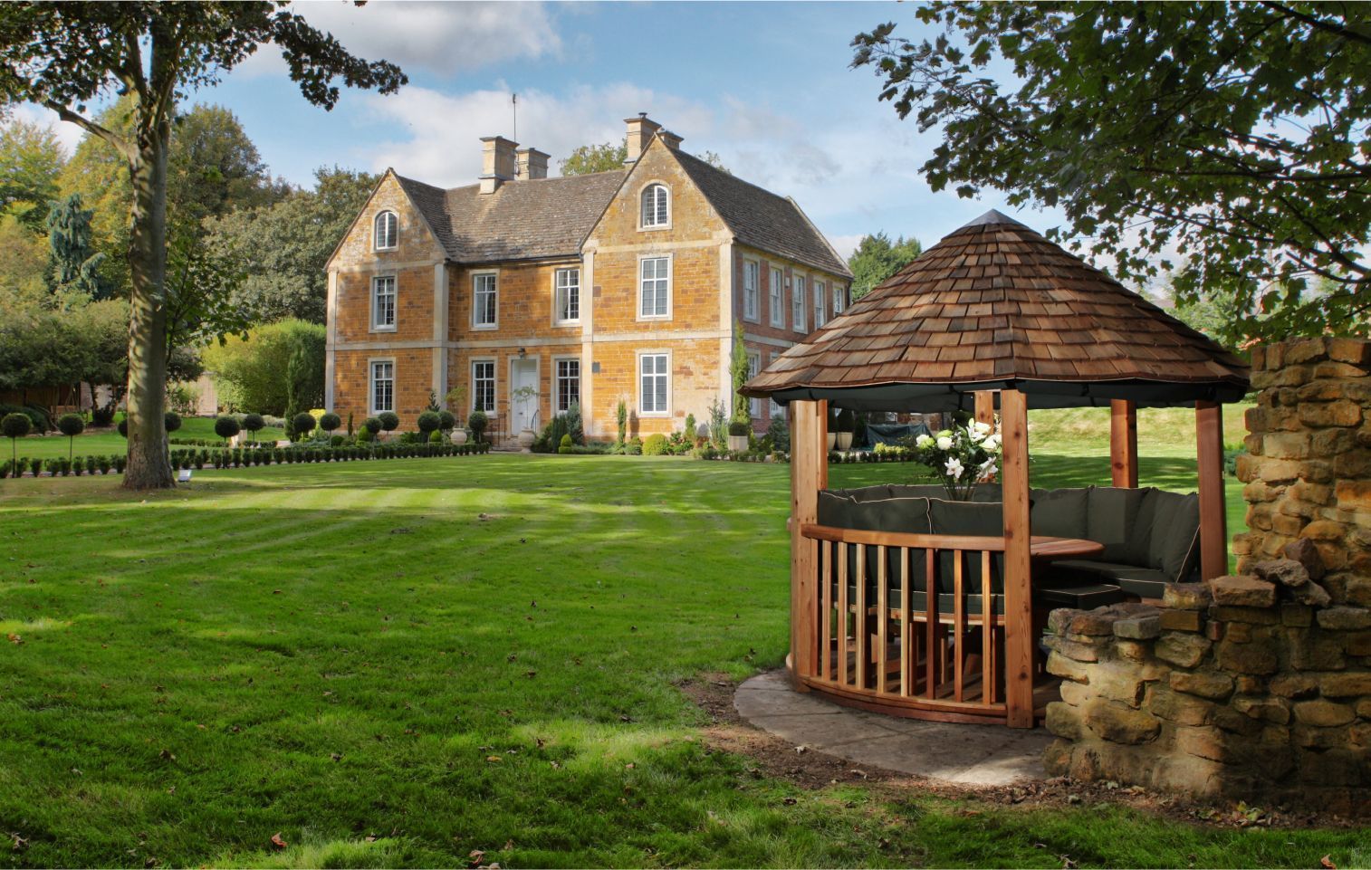 Main redwood structure