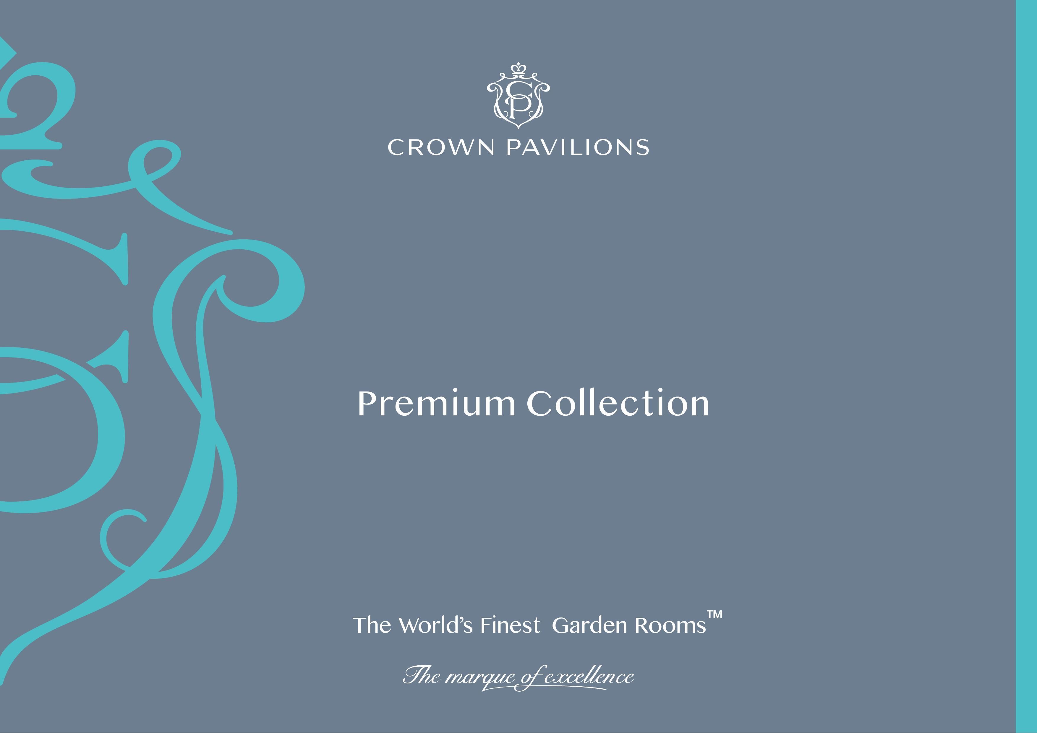 Crown pavilions premium garden room brochure 2024 07 03 cover