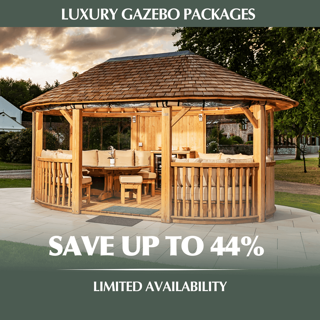Luxury gazebo packages