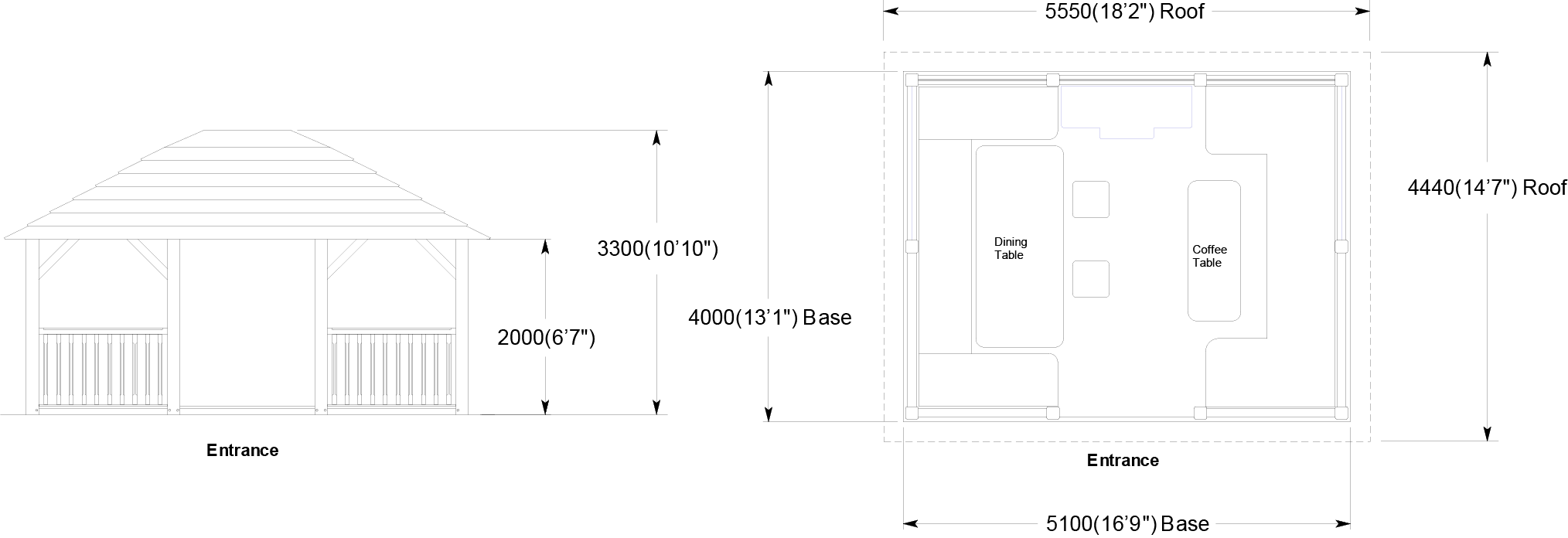 Crown Orangery floor plan diagram