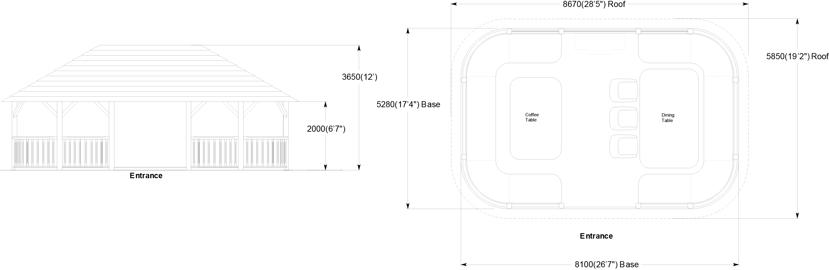 Crown Versailles floor plan diagram