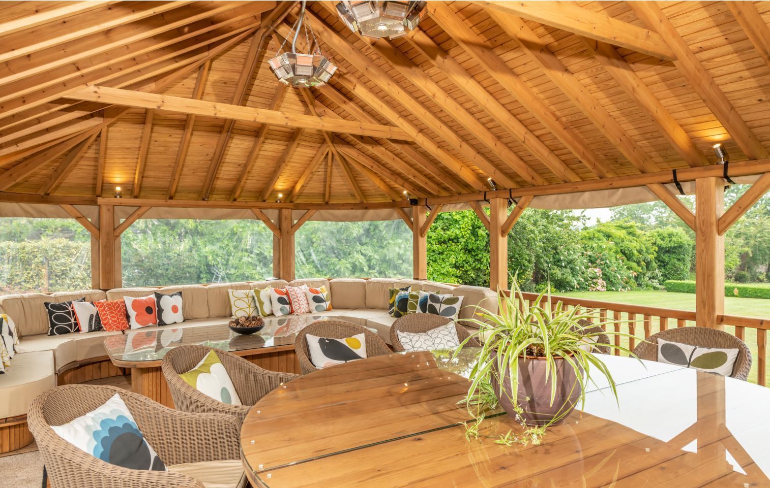 Main redwood structure