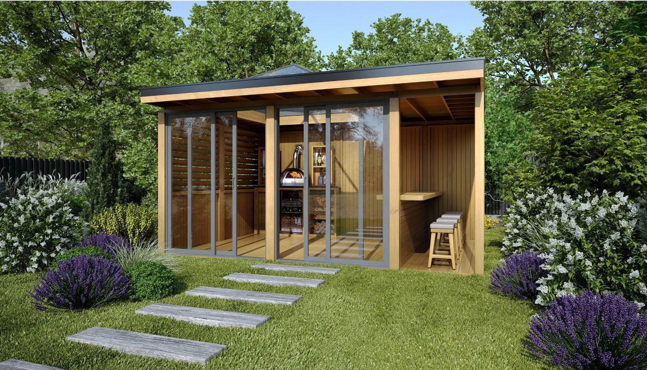 Main redwood structure