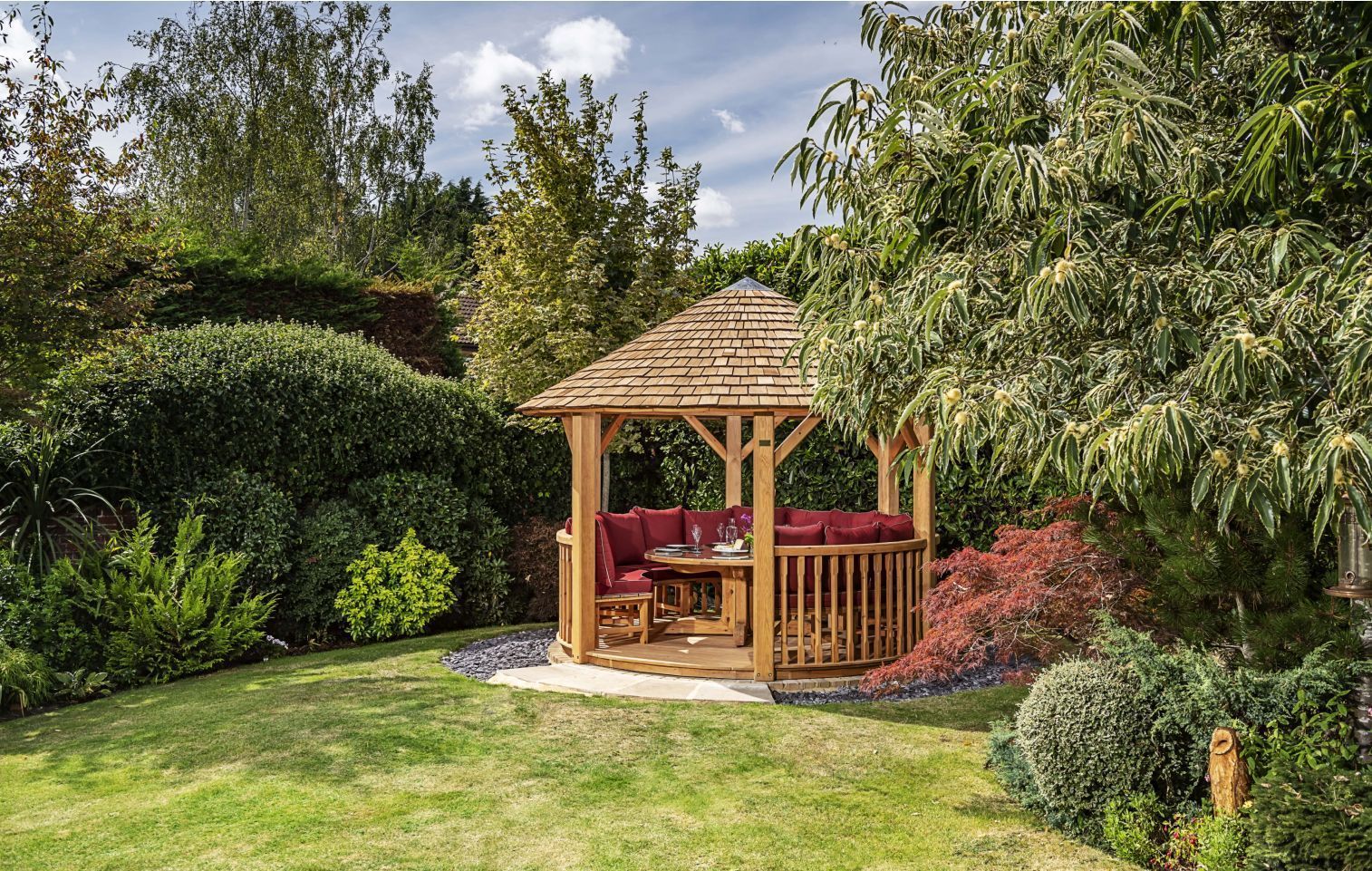 Main redwood structure