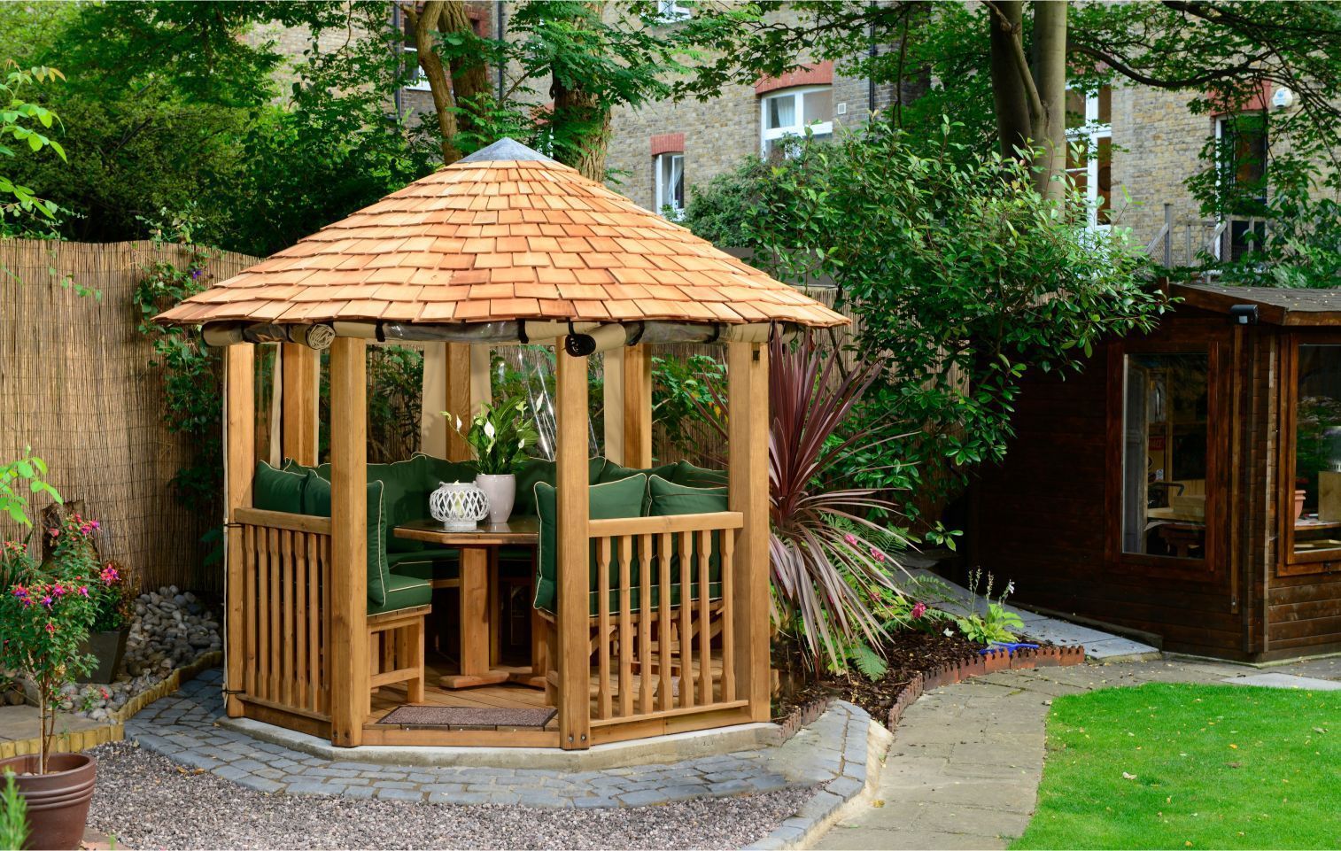 Main redwood structure