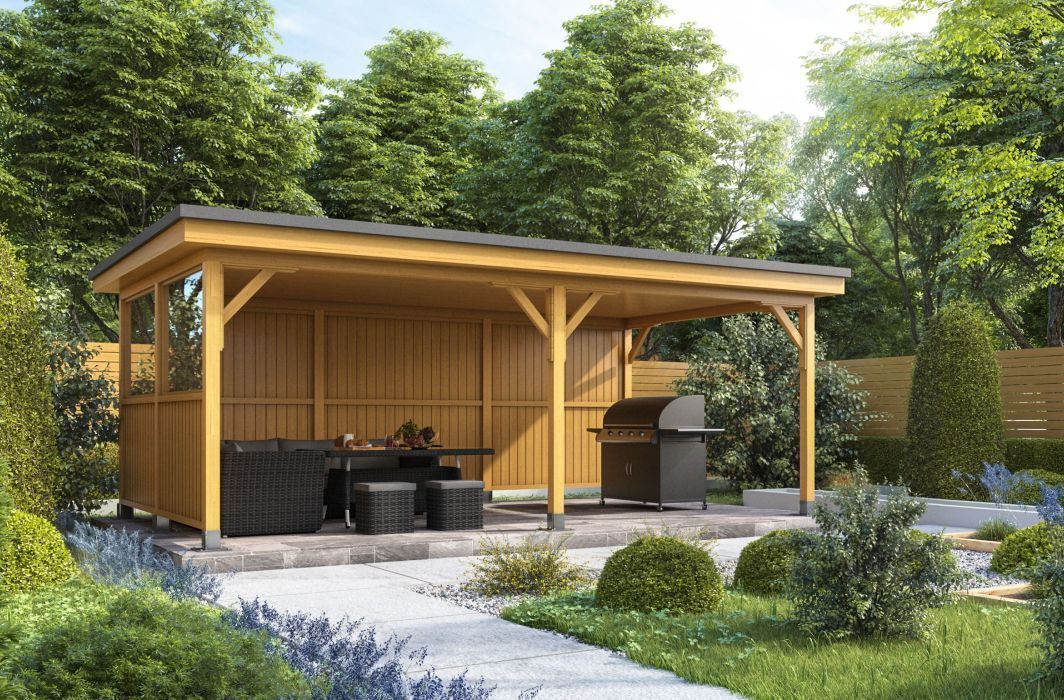 Main redwood structure