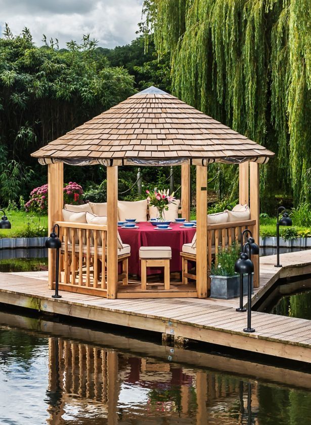 Crown Guinevere wooden gazebos