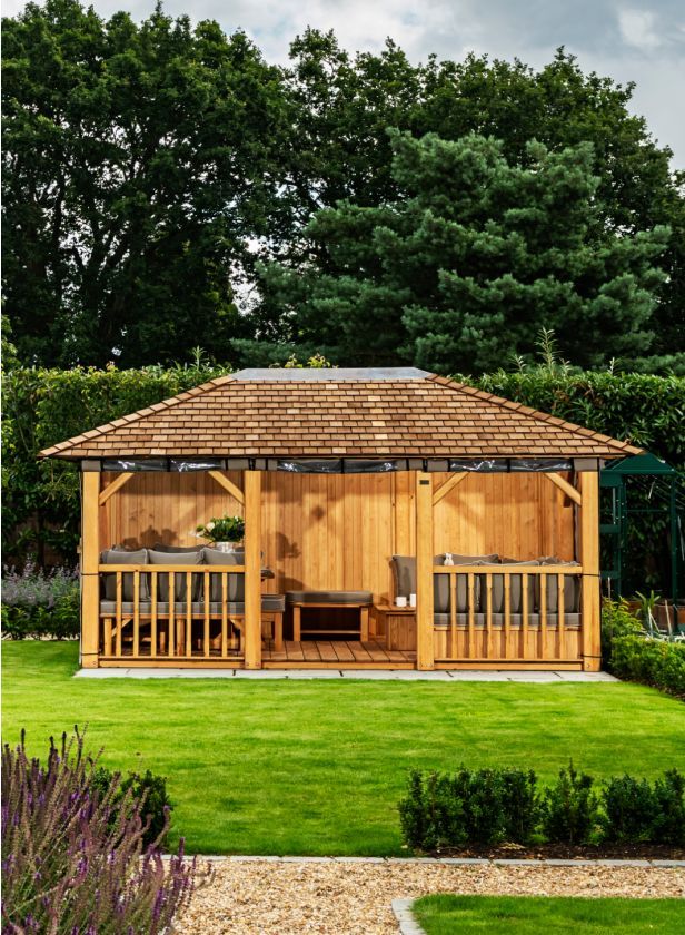 Crown Orangery wooden gazebos