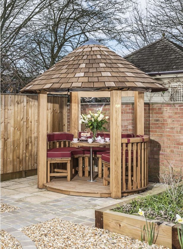 Crown Rose wooden gazebos