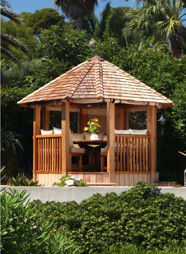 Crown Wolsey wooden gazebos